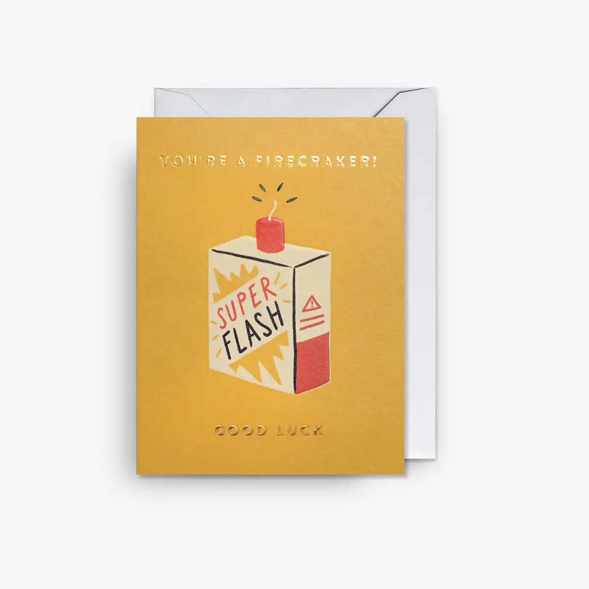 Minikarte-Karte-mit-Umschlag-Glueck-Ruby-Taylor-You_re-a-Firecracker_-Mini-Good-Luck