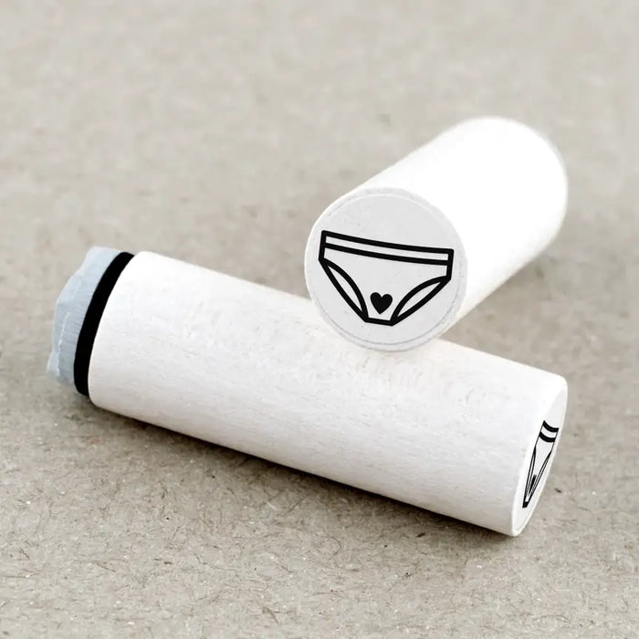 Ministempel Menstruationswäsche