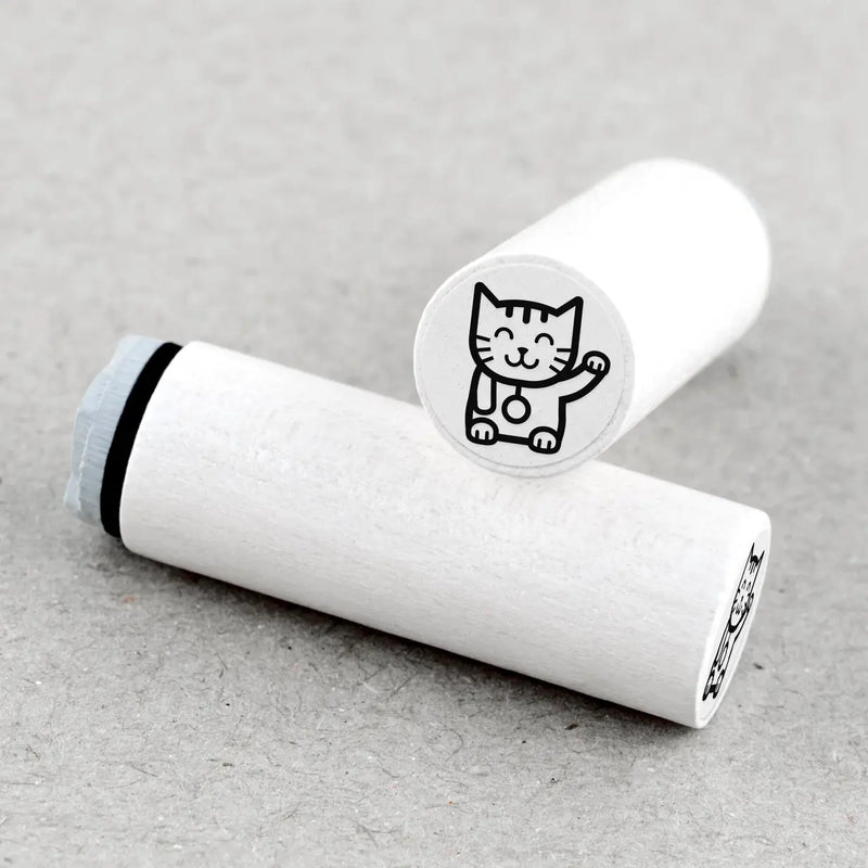 Ministempel Winkekatze