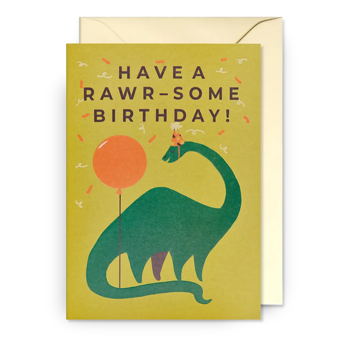 Grußkarte / Naomi Wilkinson / Have A Rawr-some Birthday!