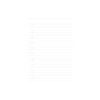 Notizblock / mit farbigen Rand