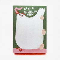 Notizblock / Viel zu Huhn Block