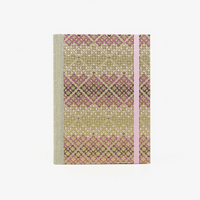 Notizbuch | Format: 12x16.5cm | 256 Seiten liniert | Cover: Chiyogami Papier | Motiv: Bogen-1036C-Blütenpattern-rosa