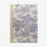 Notizbuch-A4-liniert-160Seiten-Cover-chiyogami-Motiv-kleine-Pflaumenblüte-von-vorn