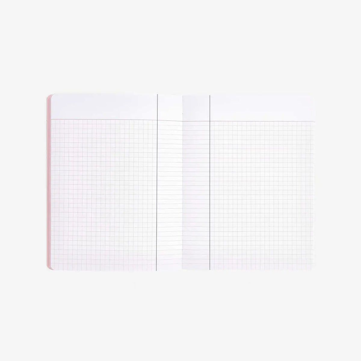 Notizbuch-liniert-128Seiten-14_5x19cm-Redfries-Notizbuch-Wolken-Innenansicht-KArierte-Seite-1