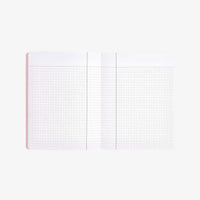 Notizbuch-liniert-128Seiten-14_5x19cm-Redfries-Notizbuch-Wolken-Innenansicht-KArierte-Seite-1