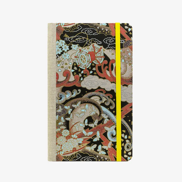 Notizbuch-liniert-13x21cm-Siebdruckpapier-192-Seiten-Motiv-Mystiko-cover-von-Vorn