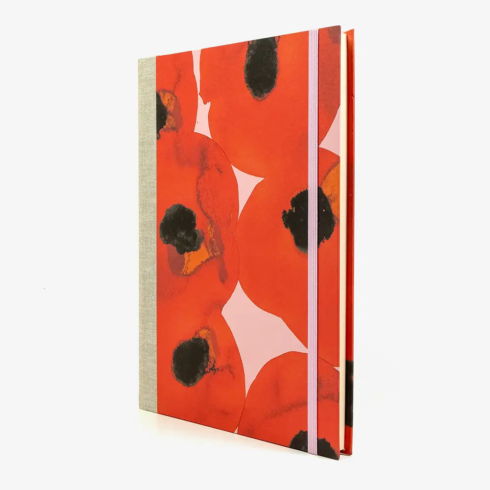 Notizbuch-liniert-17x24cm-192seiten-cover-mit-Offset-Papier-Motiv-Tomaten-seitlich-von-vorn