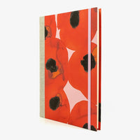 Notizbuch-liniert-17x24cm-192seiten-cover-mit-Offset-Papier-Motiv-Tomaten-seitlich-von-vorn
