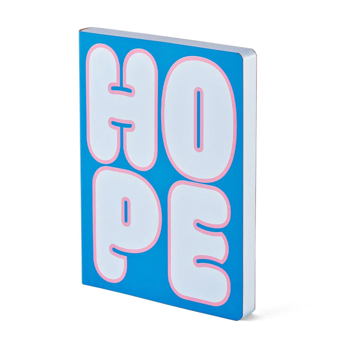 Notizbuch / Graphic L / Hope / dotted Front