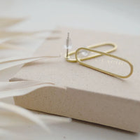 Oval / Ohrstecker / Ohrringe