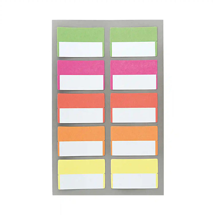 Office Sticker  / Register Etiketten / neon / 40x25mm  / 4 Bogen