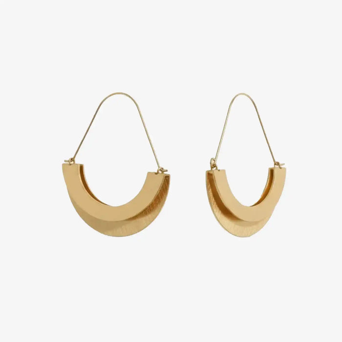 Ohrringe-Ohrhaenger-Edelstahl-14k-gebuerstete-Goldbeschichtung-Sorie-45mmx39mm-Produktansicht-3