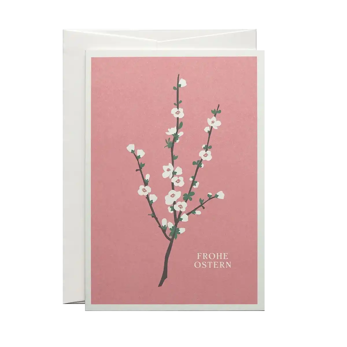 Grusskarte / Osterkarte Blütenzweig