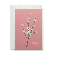 Grusskarte / Osterkarte Blütenzweig