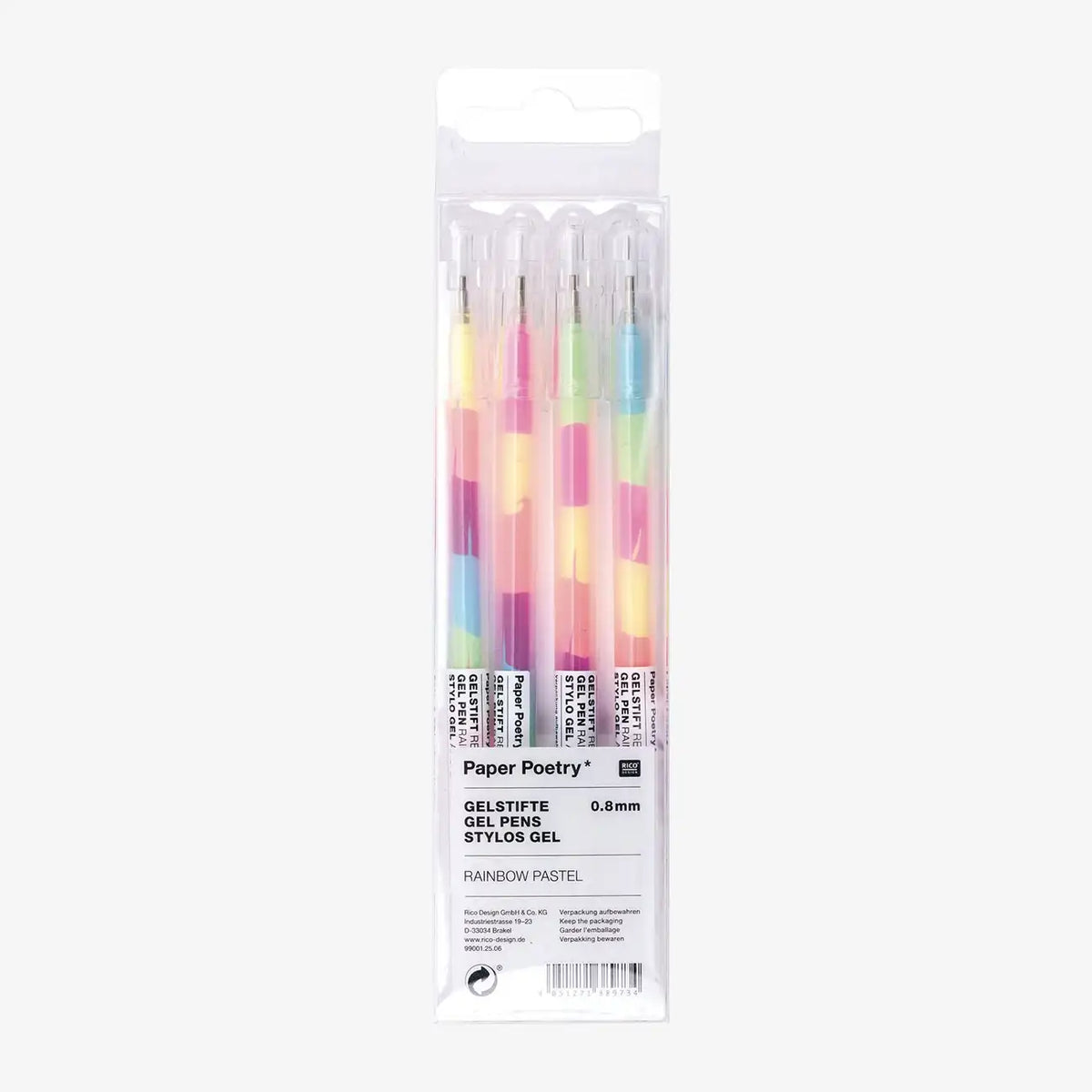 Paper-Poetry-Gelstift-Regenbogen-pastell-0_8mm-4er-Set-Produktansicht-in-der-Verpackung