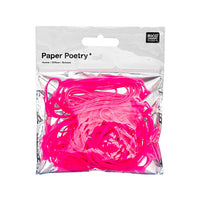 Paper Poetry / Gummibänder / neonpink 45g