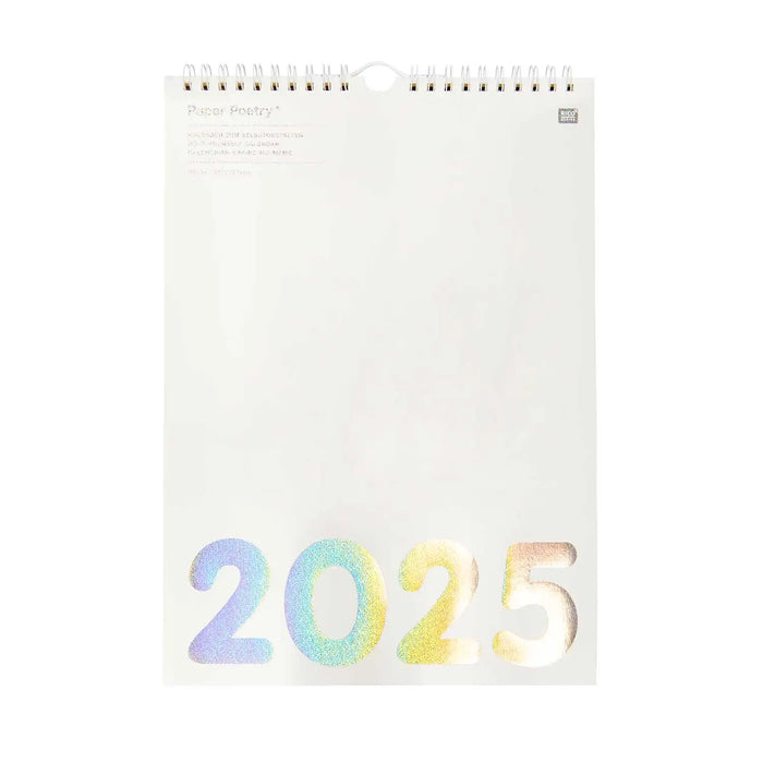 Paper Poetry / Kalender 2025 /  creme