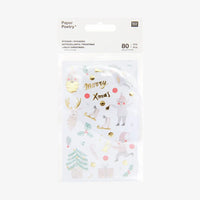 Paper-Poetry-Sticker-Jolly-Christmas-pastell-4-Blatt-Produktansicht-in-Verpackung