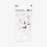 Paper-Poetry-Sticker-Nostalgic-Christmas-weiss-76-Stueck-Stickerbogen-1