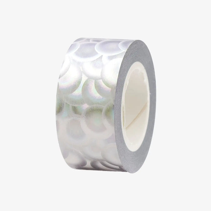 Paper-Poetry-Tape-Bubbly-Silber-20mmx-10-meter-produktansicht