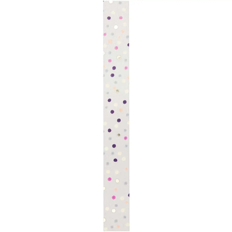 Paper-Poetry-Tape-Crafted-Nature-Punkte-blau-15mm-10m-washi-Tape-Streifen-Aufgeklebt