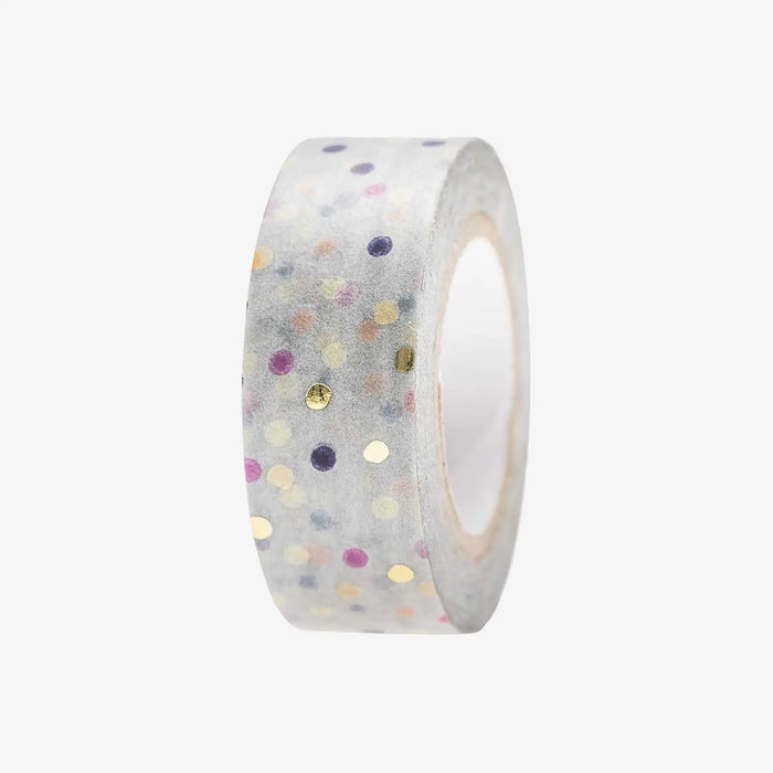 Paper-Poetry-Tape-Crafted-Nature-Punkte-blau-15mm-10m-washi-Tape-1