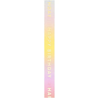 Paper-Poetry-Tape-Happy-Birthday-15mm-10m-washi-Tape-mit-Happy-Birthday-Aufdruck-Streifen-aufgeklebt