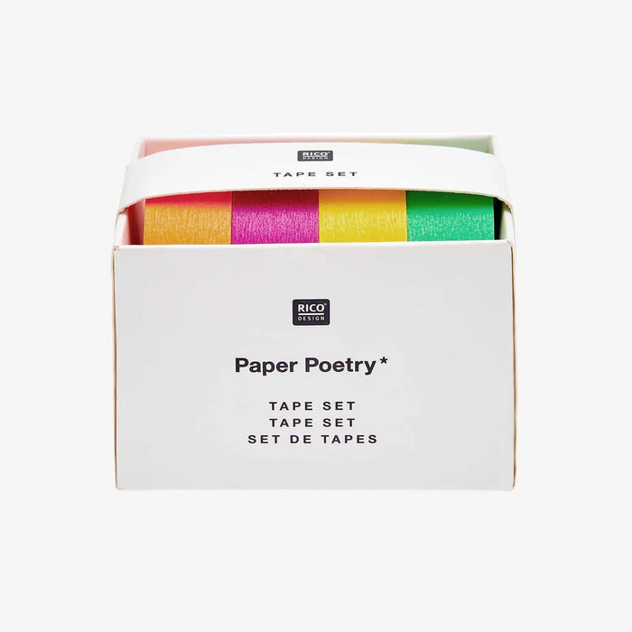 Paper-Poetry-Tape-Set4-Neon-klassisch-15mm-10m-washi-Tape-alle-Neon-Tapes-in-Verpackung