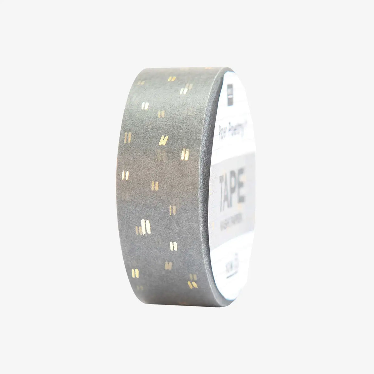 Washi Tape / Struktur grau-gold