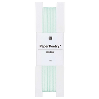 Paper Poetry / Geschenkband / Lesezeichenband / Satinband 3mm x 3m / mint