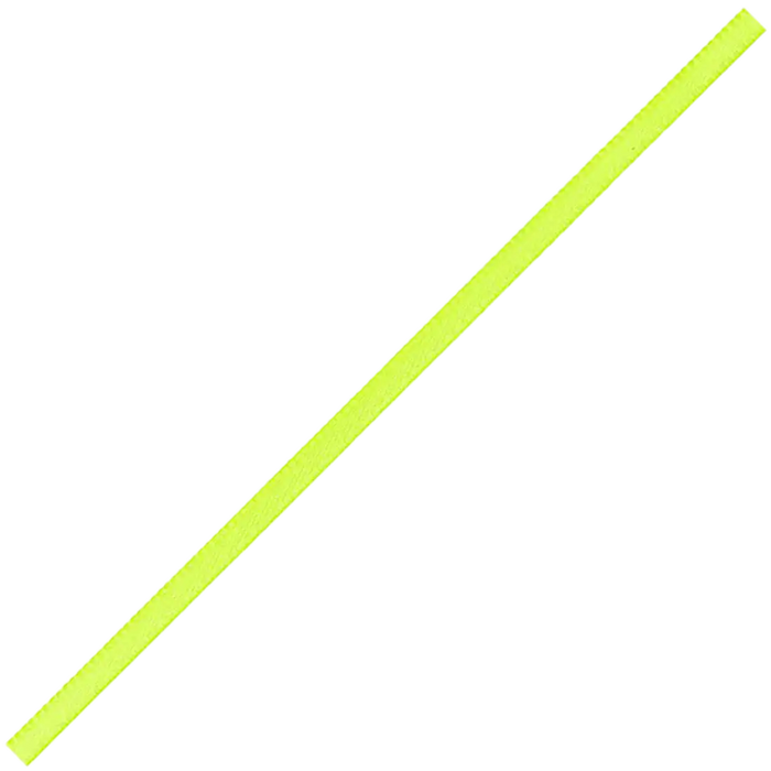 Paper Poetry / Geschenkband / Lesezeichenband / Satinband 3mm / 3m neon gelb