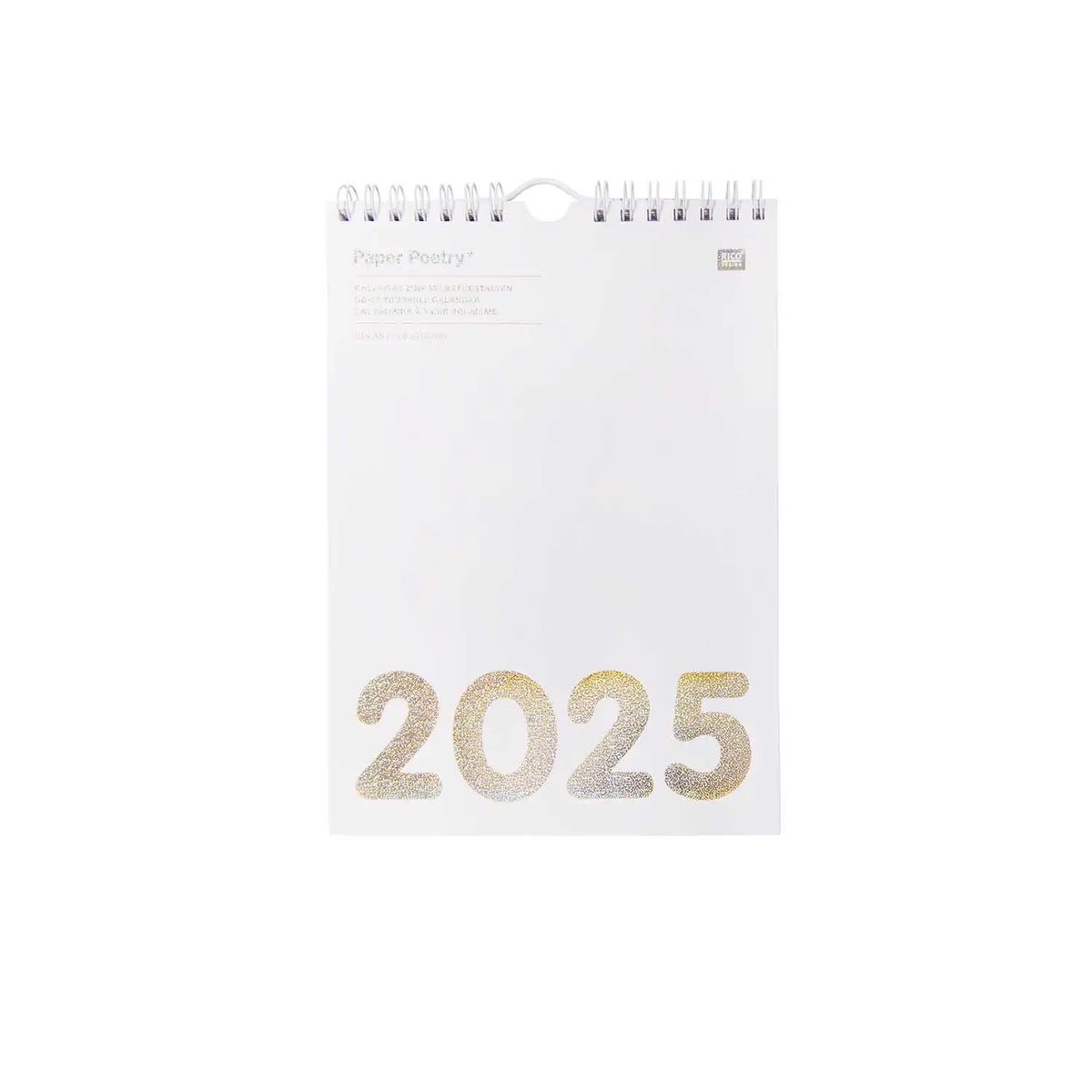 Paper Poetry / Kalender 2025 /  creme