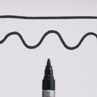Pen-Touch-permanent-Marker-Strichfarbe-schwarz-130Serie-1_2mm-Strichstaerke-Stiftspitze-und-beispielstrich