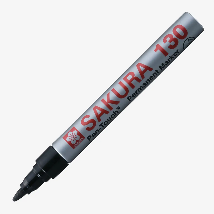 Pen-Touch-permanent-Marker-Strichfarbe-schwarz-130Serie-1_2mm-Strichstaerke-ohne-KAppe-Produktansicht
