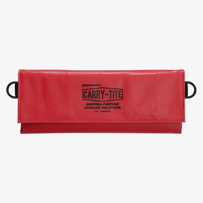 Penco-Carry-tite-Stiftemappe-rot-aus-Lkwplane-Produktansicht-von-oben