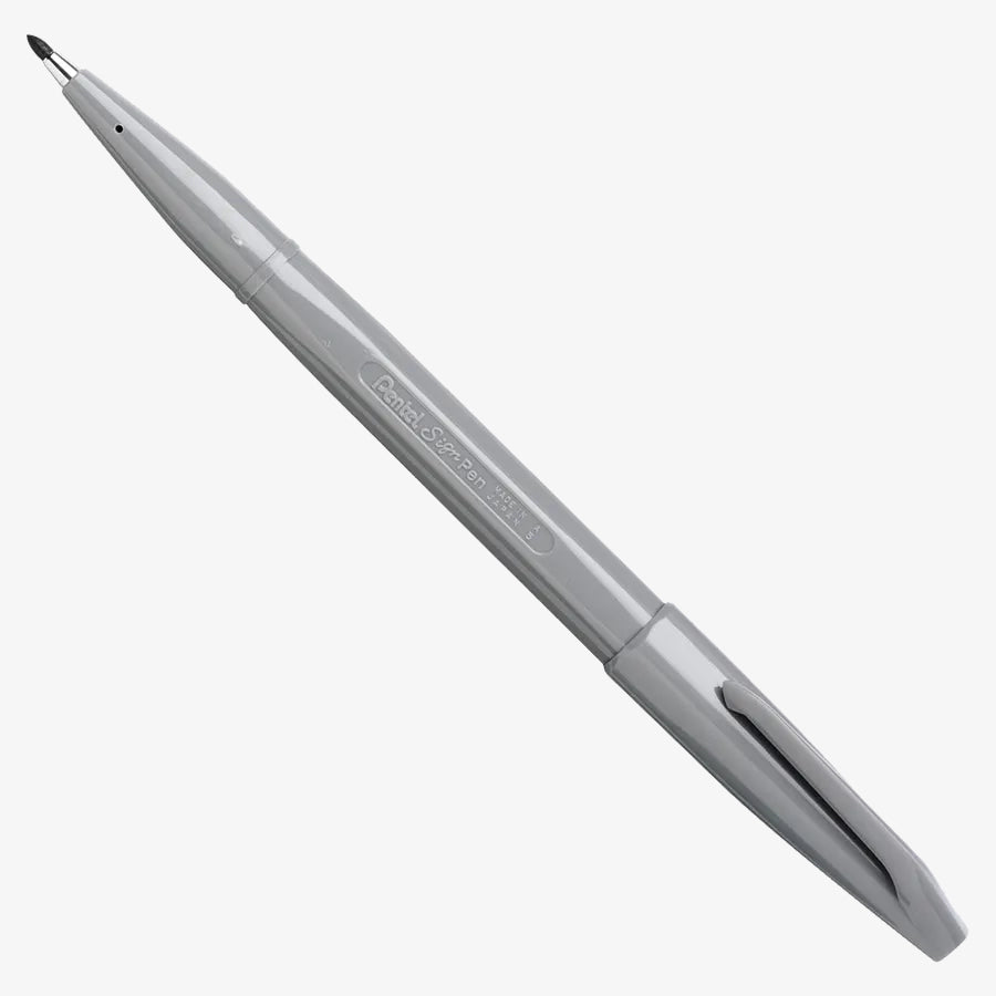 Pentel |Sign Pen S520-N | Faserschreiber | grau