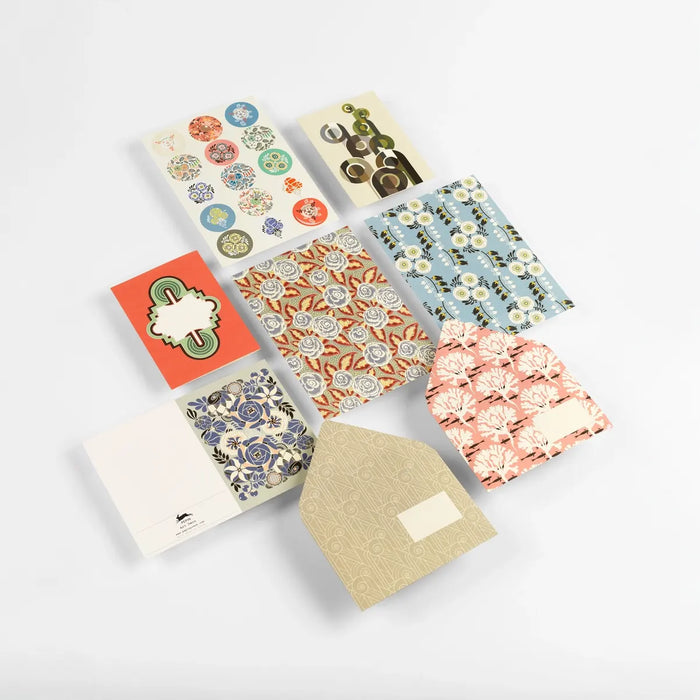 Briefpapier Set / Art-Déco-Korrespondenzset