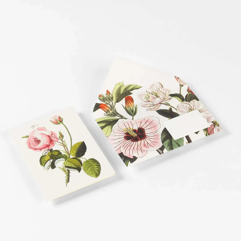 Briefpapier Set / Blumen-Korrespondenzset