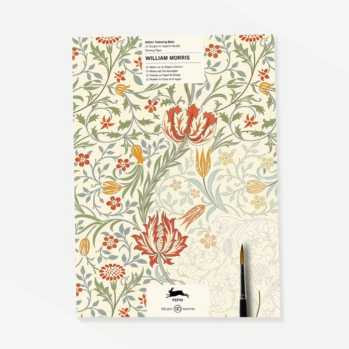 Malbuch / William Morris Künstler-Malbuch