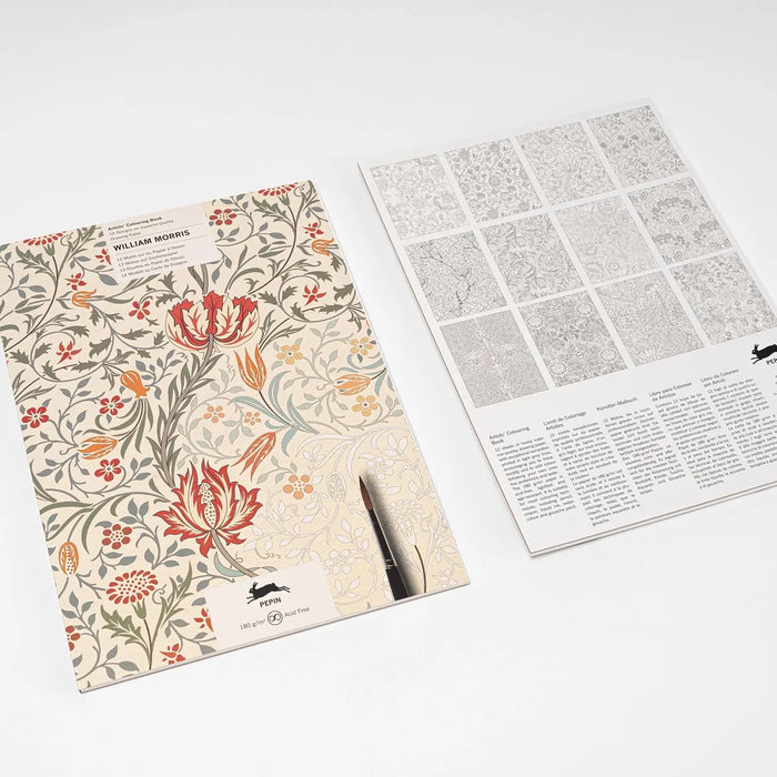 Malbuch / William Morris Künstler-Malbuch
