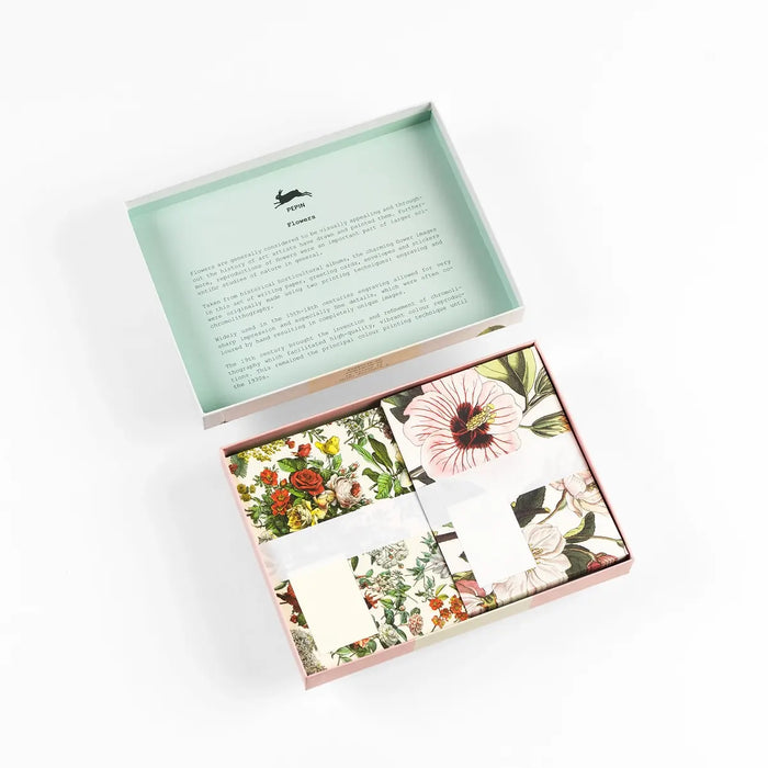 Briefpapier Set / Blumen-Korrespondenzset