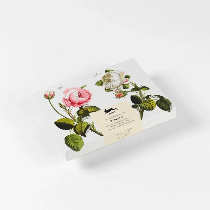 Briefpapier Set / Blumen-Korrespondenzset