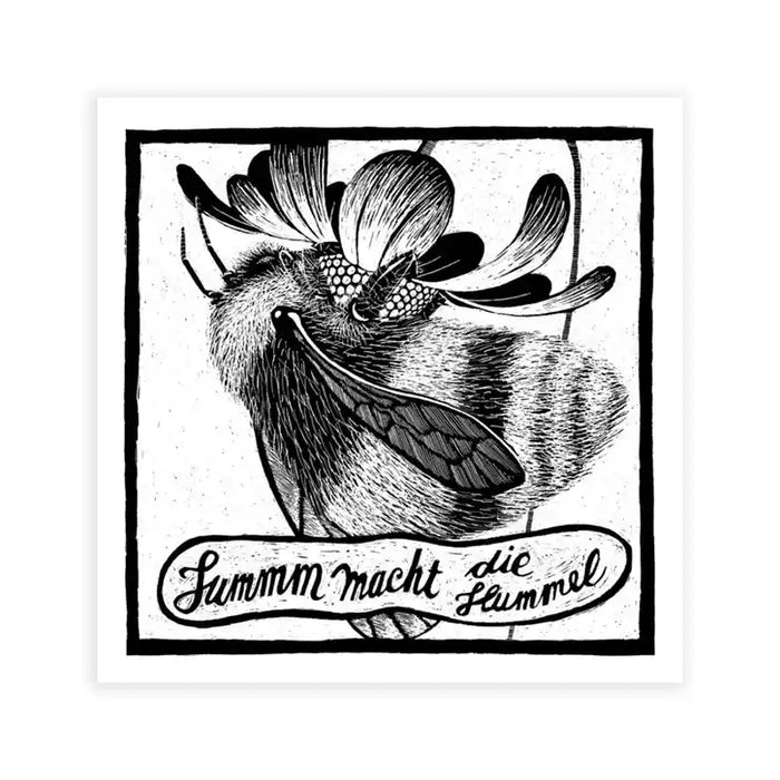 Phillip-Janta-Tierbilder-Prints-23x23cm-Hummel