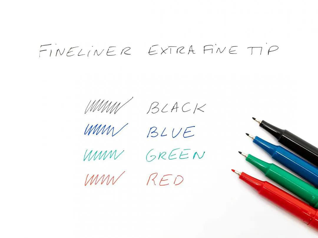 Fineliner / extrafein / 0,4mm / blau