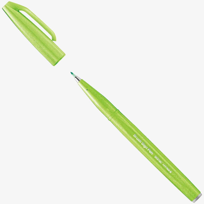 Pentel | Sign Pen Brush | SES15C-KX | Light Green