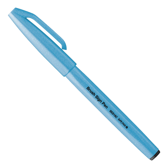 Pinselstift-Brush-Sign-Pen-neon-blau-SES15C-FSX-geschlossen-mit-Kappe-produktansicht