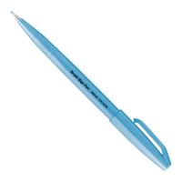 Sign Pen Brush / Neon blau