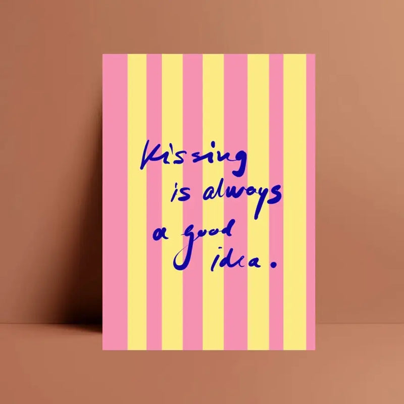 Postkarte / Kissing