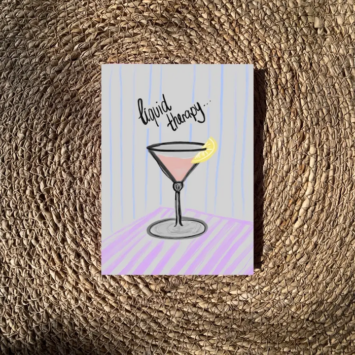 Postkarte / Liquid Therapy